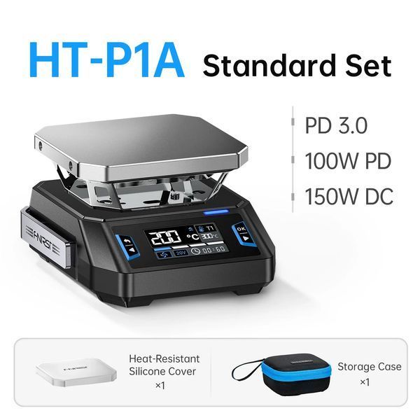 Термоплатформа FNIRSI HT-P1A для монтажу SMD-компонентів fn-ht-p1a фото