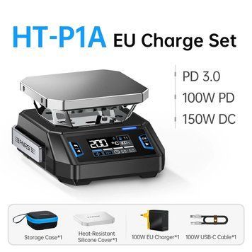 Компактный столик для паяния FNIRSI HT-P1A (Термоплатформа для монтажу SMD-компонентів) fn-ht-p1a фото
