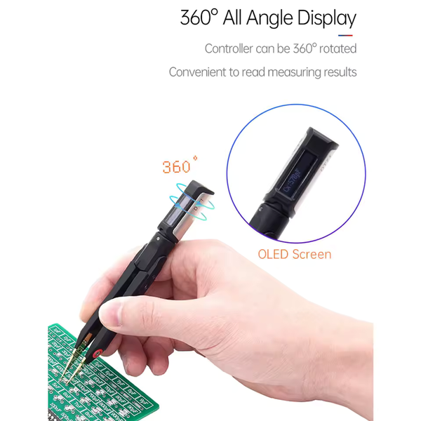 Miniware Tweezers DT71 &mdash; розумний LCR-пінцет для SMD та ремонту плат dt-17 фото
