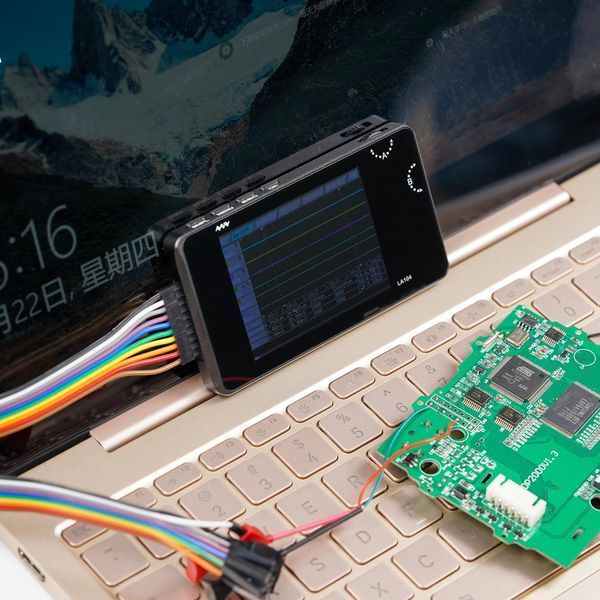 LA104 Mini DSO Digital Logic Analyzer 2.8" &mdash; компактний аналізатор логічних сигналів для ремонту й налагодження la-104 фото