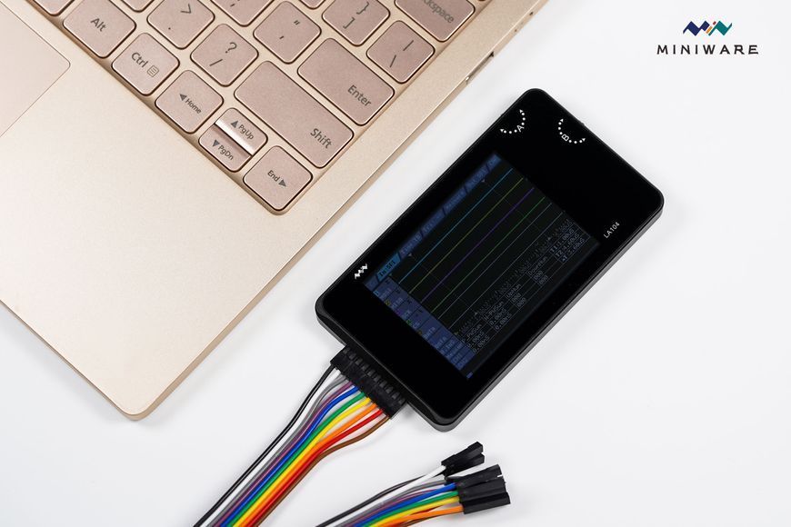 LA104 Mini DSO Digital Logic Analyzer 2.8" &mdash; компактний аналізатор логічних сигналів для ремонту й налагодження la-104 фото