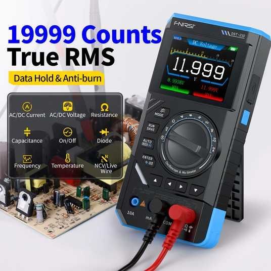 Купити FNIRSI DST-210 3В1 Цифровий мультиметр Осцилограф Генератор