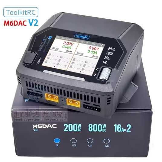 Купити Смарт-зарядний пристрій ToolkitRC M6DAC V2 tk-m6-v2 в