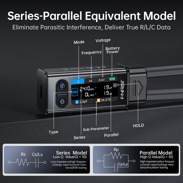 FNIRSI LCR-ST2 Smart Tweezers Bridge &mdash; профессиональный LCR-тестер в формате пинцета fn-lcr-st2 фото