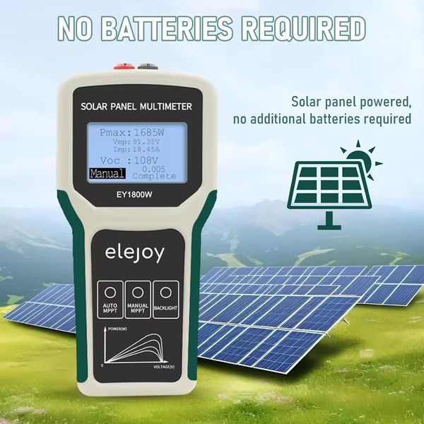 Тестер сонячних панелей ELEJOY EY1800W MPPT, 1800 Вт, 120 В, 60 А ey-1800w фото