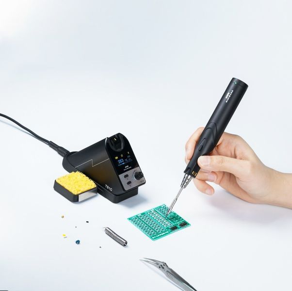 MiniWare TS1C Розумний портативний паяльник + блок живлення PD 45W ts-1-c фото