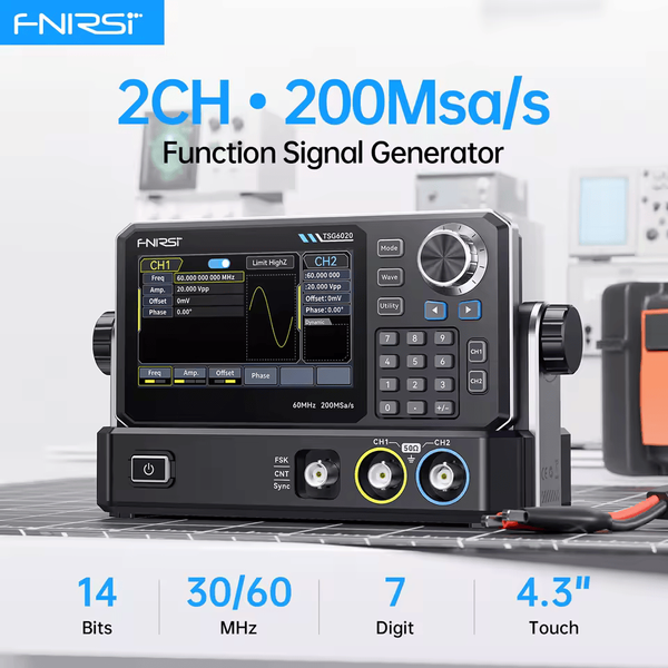 FNIRSI TSG6020 &mdash; профессиональный генератор сигналов для точных задач fn-tsg6020 фото