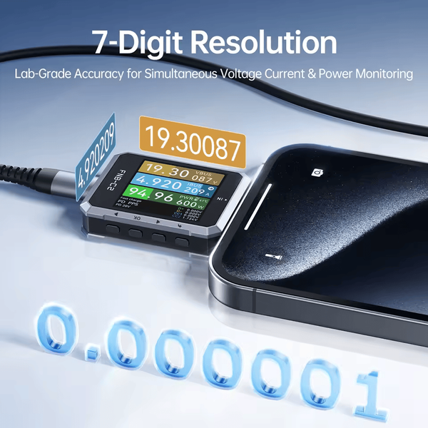FNIRSI FNB-C2 &mdash; USB-C тестер швидкої зарядки з високою точністю вимірювань fn-fnb-c2  фото