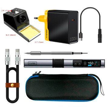 Fnirsi HS-02 Умный портативный паяльник hs-02a_fn-c2c_fn-st-01_fn-100w фото